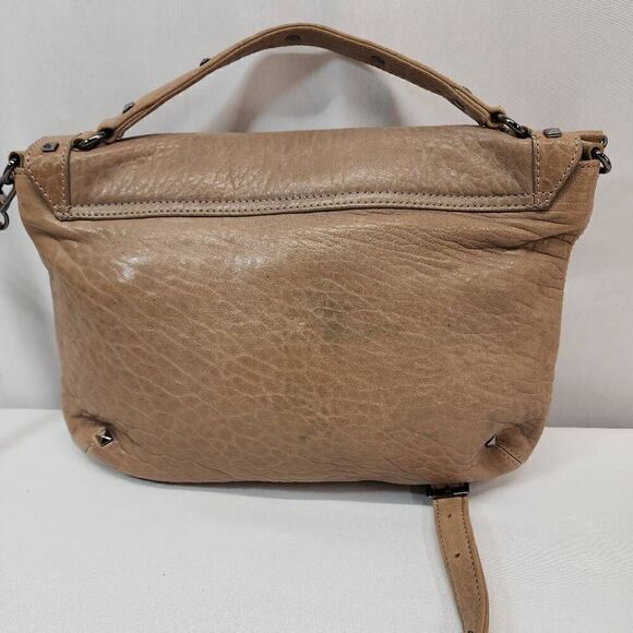 H by Ekatrina New York Tan Studded Flap Crossbody - Picture 2 of 10